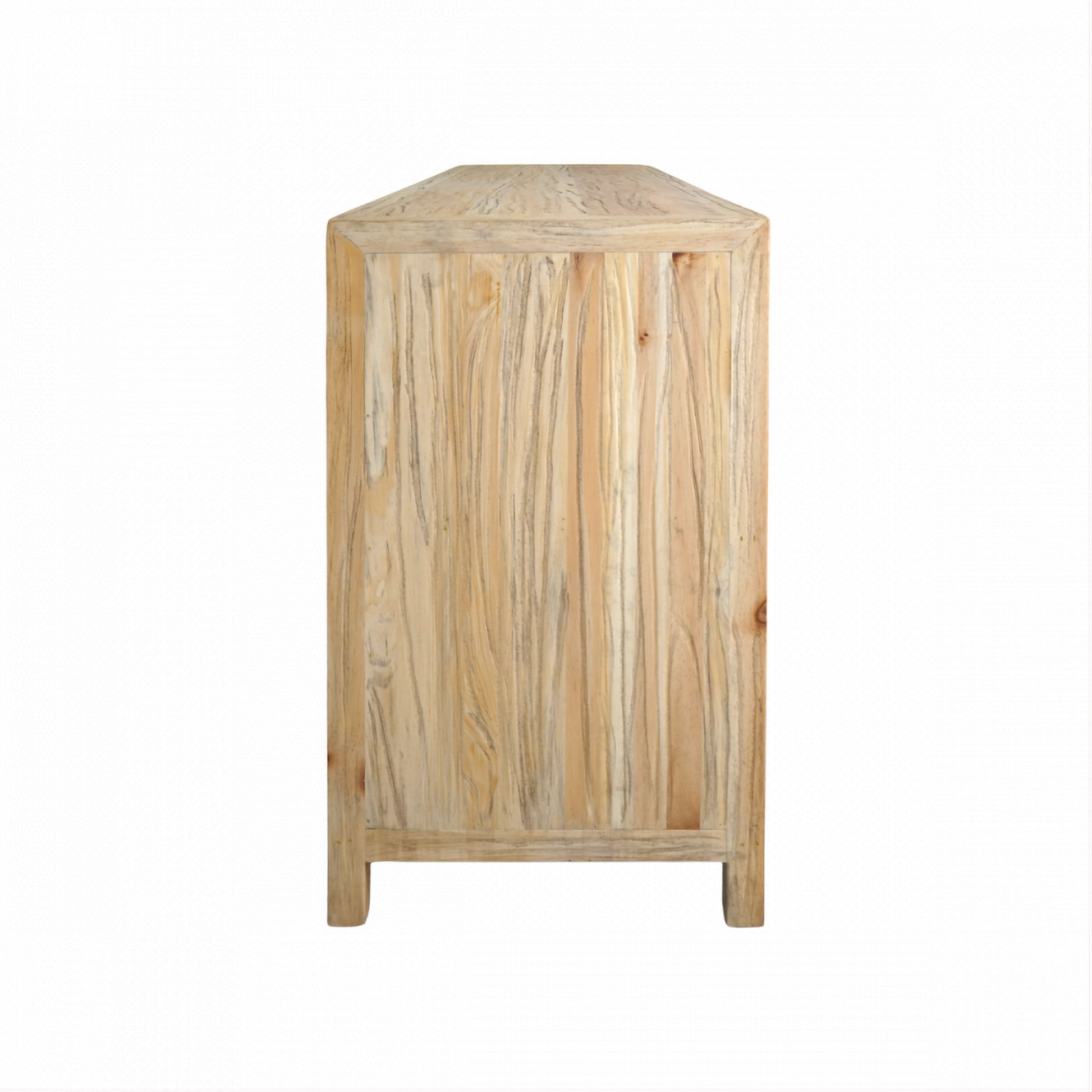 Joelle 6-Drawer Dresser in Distressed Rustic - Chocolate Wood