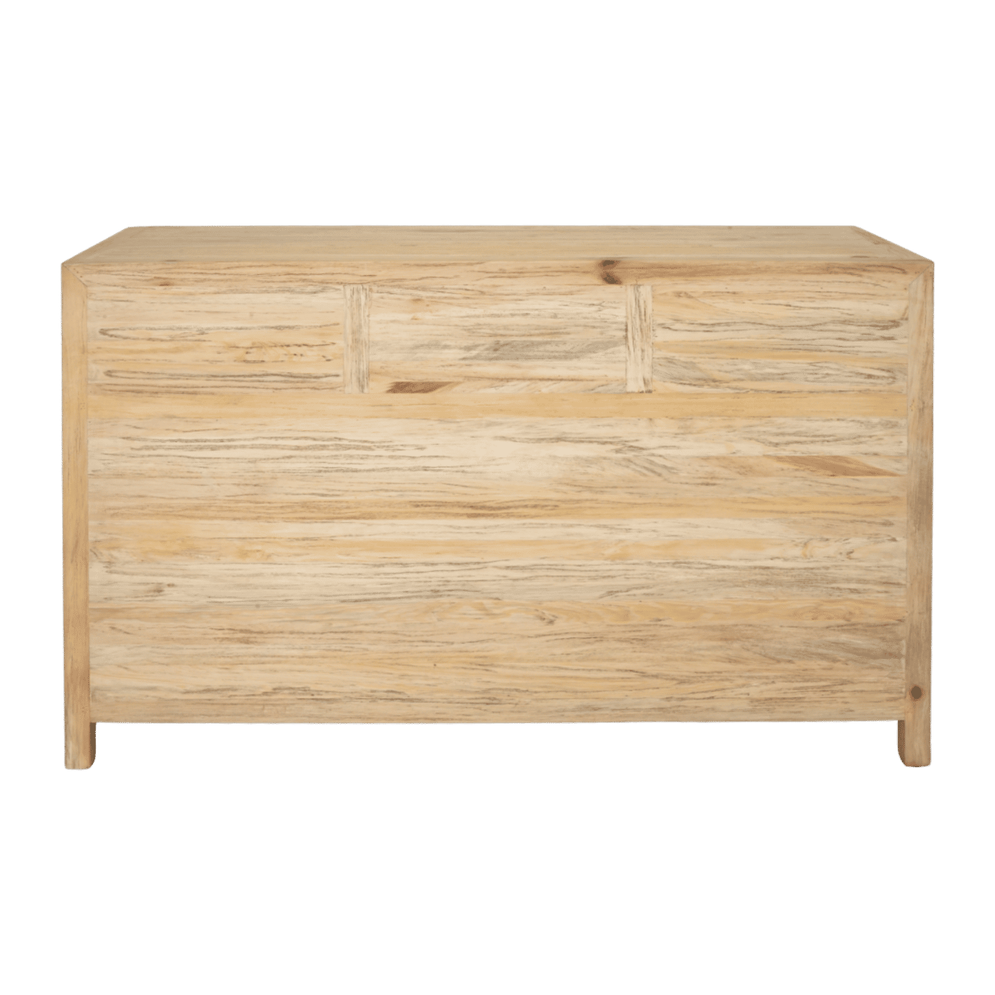 Joelle 3-Drawer 2-Door Buffet in Distressed Rustic - Chocolate Wood