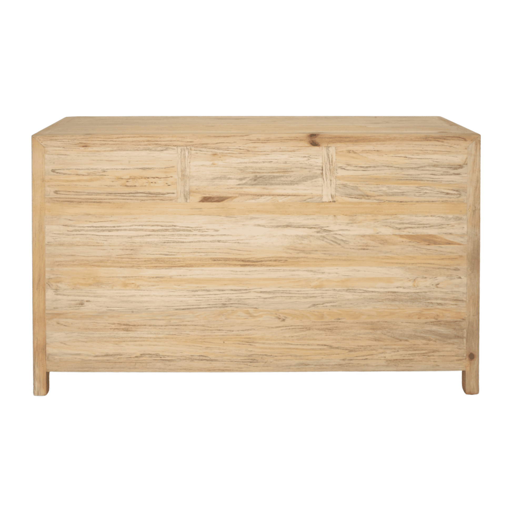 Joelle 3-Drawer 2-Door Buffet in Distressed Rustic - Chocolate Wood