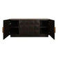 HAMPSHIRE TRAVERTINE/SMOKED OAK 4-DOOR BUFFET/SIDEBOARD - - MyChocolateWood