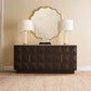 HAMPSHIRE WHITE MARBLE/SMOKED OAK 4-DOOR BUFFET/SIDEBOARD - MyChocolateWood