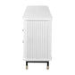 PEMBROKE OAK TIMBER 6-DRAWER CHEST OF DRAWERS  WHITE - MyChocolateWood