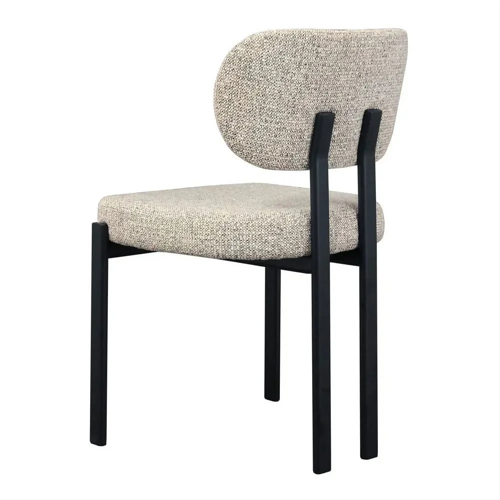 Kilbrin Dining Chair in Speckle Brown - Chocolate Wood