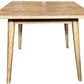 FITAN SOLID OAK SQUARE (90X90CM) DINING TABLE NATURAL - MyChocolateWood