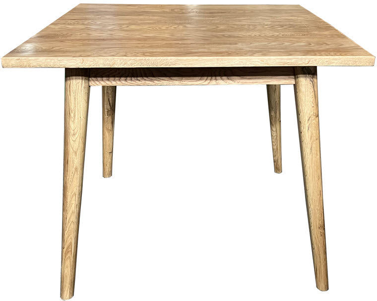 FITAN SOLID OAK SQUARE (90X90CM) DINING TABLE NATURAL - MyChocolateWood