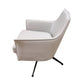CHESHIN LEATHER SWIVEL CHAIR ARMCHAIR MUSTARD COLOUR - MyChocolateWood
