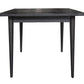 FARLOW OAK DINING TABLE SANDBLASTED BLACK  180CM