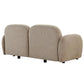 LORELEI 2-SEATER MODULAR CHENILLE SOFA TAUPE COLOUR - MyChocolateWood