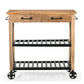 MEDGAR  RECYCLED BUTLERS TROLLEY ON WHEELS - MyChocolateWood