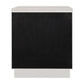 HAMPSHIRE WHITE MARBLE/WHITE OAK 2-DRAWER BEDSIDE TABLE - MyChocolateWood