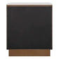 HAMPSHIRE WHITE MARBLE /WALNUT 2-DRAWER BEDSIDE TABLE - MyChocolateWood