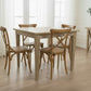 TARA 4-SEATER SQUARE DINING TABLE IN SOLID OAK WITH A NATURAL FINISH 90CM - MyChocolateWood