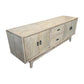 NEVANA  RECYCLED ELM TIMBER TELEVISION UNIT 4 DOORS 2 DRAWERS NATURAL 160CM - MyChocolateWood