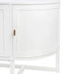 ENNIS 4 DOOR OAK & OAK VENEER BUFFET/SIDEBOARD WHITE - MyChocolateWood