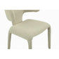 BYRD FABRIC DINING CHAIR IVORY - MyChocolateWood