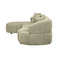 Elvina Fabric 2-Seater Sofa w/ LHF Chaise Pistachio