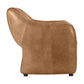 ANDERS TOP GRAIN COW LEATHER ARMCHAIR LIGHT BROWN - MyChocolateWood