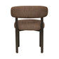 Barbon Fabric Dining Chair - Shiraz/Dark Bronze 60x59x77.5cm