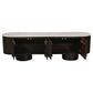 Birgit Solid Mango Hardwood 4-Door Marble Top Sideboard/Buffet
