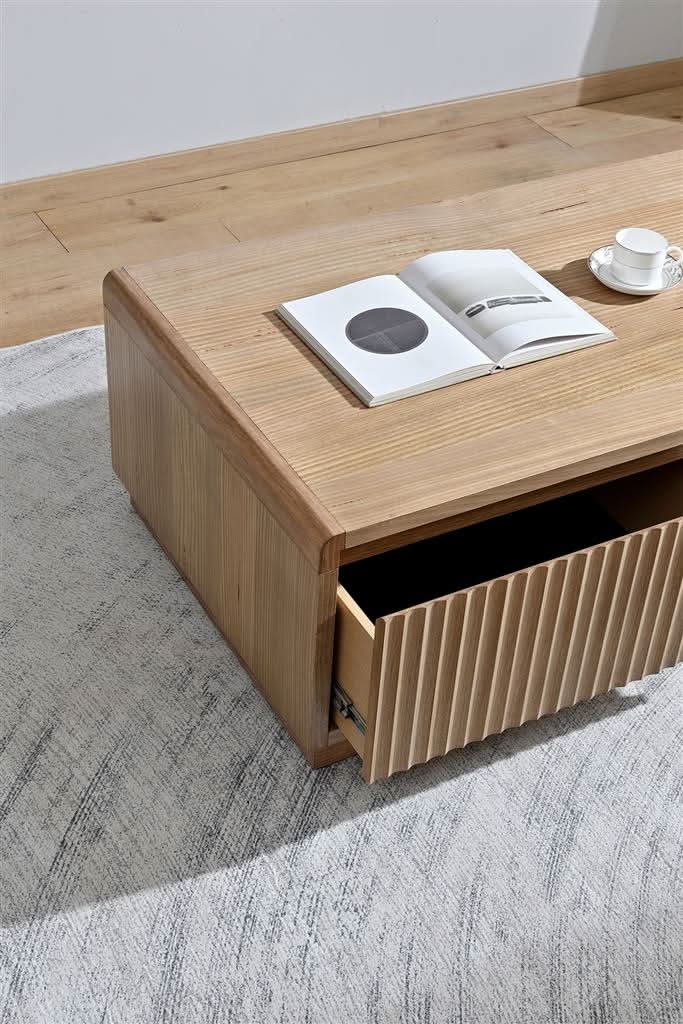 Denby Messmate Timber Coffee Table Light Smoke