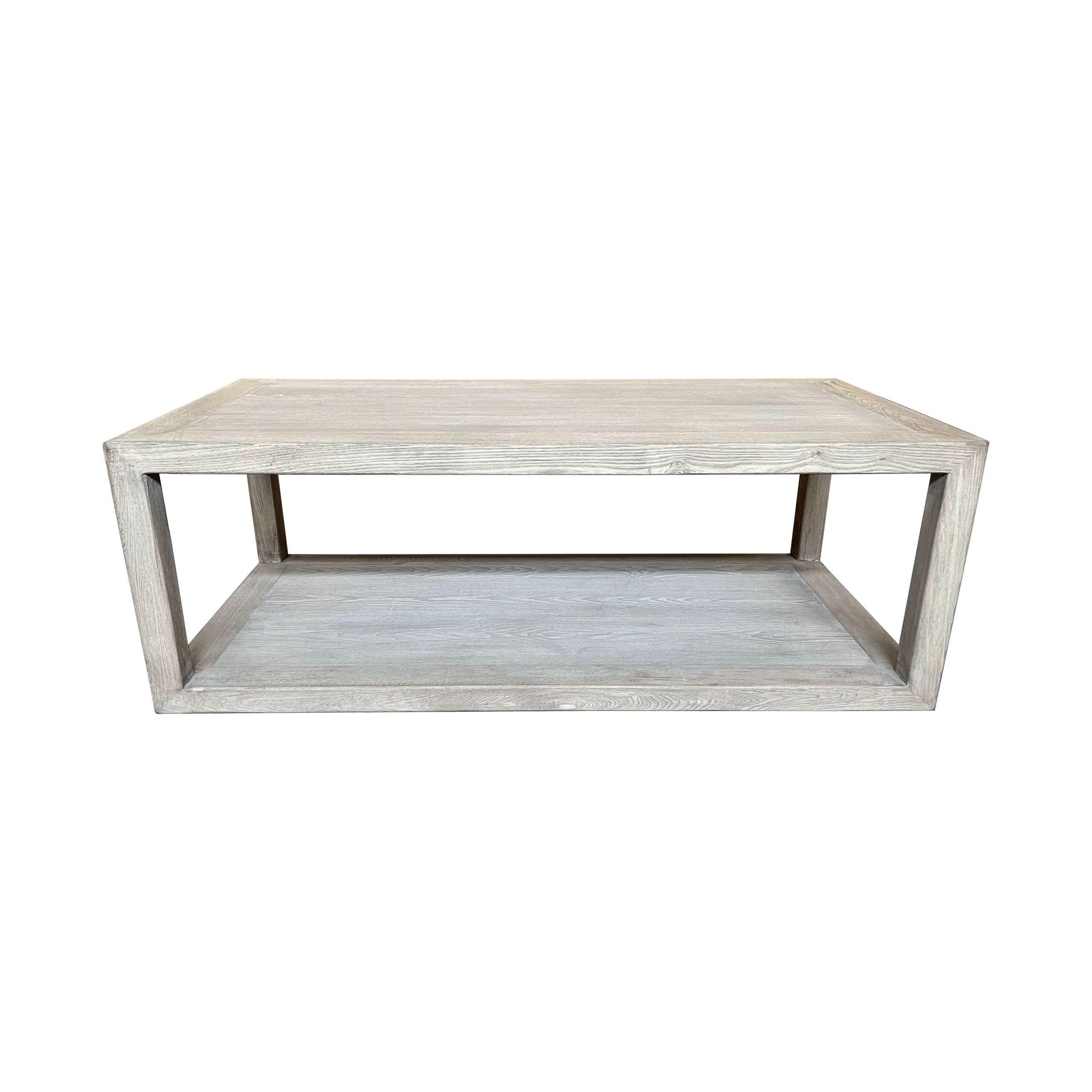 NEVANA  RECYCLED ELM TIMBER COFFEE TABLE 120CM - MyChocolateWood