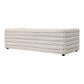 MEREDITH 3-SEATER BOUCLE SOFA WHITE - MyChocolateWood