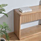 Denby Messmate Timber 2-Drawer Console Table/Hall Table Light Smoke