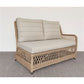 NOLA OUTDOORS 6PC CORNER WICKER SOFA SET- NATURAL/STONE - MyChocolateWood