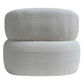 Daventry Ashwood/Fine Boucle Occasional Chair/Lounge Chair - Snow