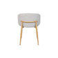 Denby 9 Pce. Messmate Timber Dining Table Light Smoke 210cm/8 Dolores Fabric Dining Chairs