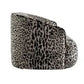 ROSQUIN 3-SEATER LEOPARD CHENILLE FABRIC SOFA - MyChocolateWood