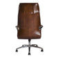 SANTIAGO VINTAGE LEATHER OFFICE/DESK CHAIR - MyChocolateWood