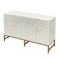 BEATRICE  MOTHER OF PEARL HAND INLAY 4-DOOR 2 DRAWER SIDEBOARD/BUFFET - MyChocolateWood