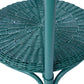 WENGLOR FOREST GREEN RATTAN SIDETABLE - MyChocolateWood