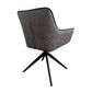 Reece Fabric Swivel Dining Armchair / Accent Chair in Grey