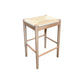 BRYNN BACKLESS KITCHEN STOOL WITH ROPE SEAT -66CM SEAT HEIGHT NATURAL - MyChocolateWood