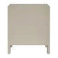 JAYLA LARGE BEIGE 2-DRAWER LARGE BEDSIDE TABLE - MyChocolateWood