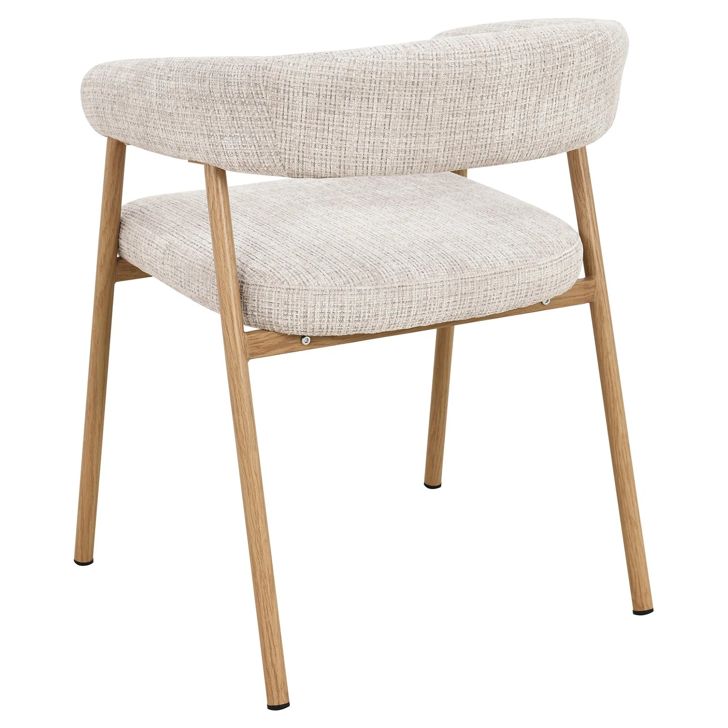 Lyra Dining Chair - Oak/Beige