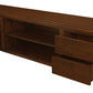 TANAKA SOLID MAHOGANY TV/ENTERTAINMENT UNIT 2000MM WITH 4 DRAWERS & 2 SHELVES IN MAHOGANY - MyChocolateWood
