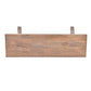 Harlow Solid Hardwood Rustic Bench 120cm in Natural - Chocolate Wood