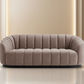 Madeley 2.5-Seater Chenille Sofa in Mink - Chocolate Wood