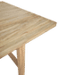 JOELLE PINEWOOD SQUARE DINING TABLE DISTRESSED NATURAL 120CM - MyChocolateWood