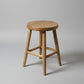 FITAN SOLID OAKSTOOL NATURAL TOP/NATURAL LEGS HEIGHT 45CM - MyChocolateWood