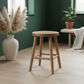 FITAN SOLID OAKSTOOL NATURAL TOP/NATURAL LEGS HEIGHT 45CM - MyChocolateWood