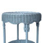 WENGLOR OCEAN BLUE RATTAN SIDETABLE - MyChocolateWood