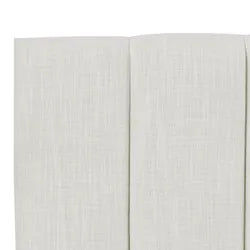 MILLICENT LINEN BED HEADBOARD OFF-WHITE QUEEN SIZE - MyChocolateWood