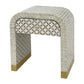 Kenora 1-Drawer Mother of Pearl Hand Inlay Bedside Table
