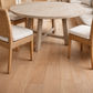 NEVANA  RECYCLED ELM TIMBER ROUND DINING TABLE 150CM. DIA. - MyChocolateWood