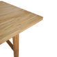 JOELLE PINEWOOD SQUARE DINING TABLE DISTRESSED RUSTIC 120CM - MyChocolateWood