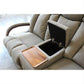 Vorn Fabric 2-Seater Lift Chair / Recliner Sofa with Console in Graphite-MyChocolateWood